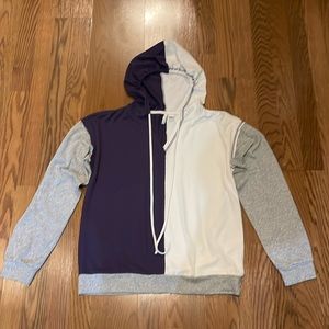 Live Well Lifestyle soft as butter color block hoodie. Pit to pit is 21”.